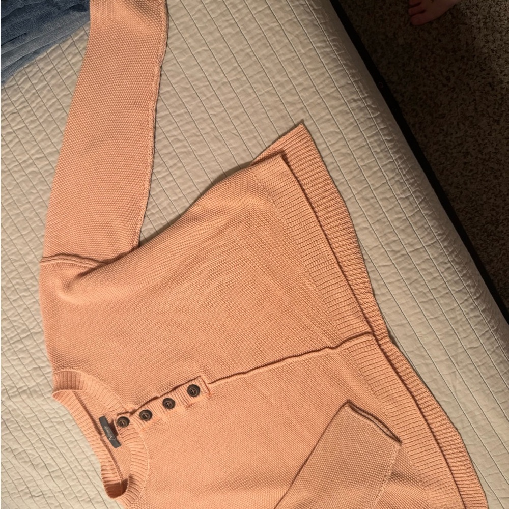 Natural Reflections Coral Knit Cardigan